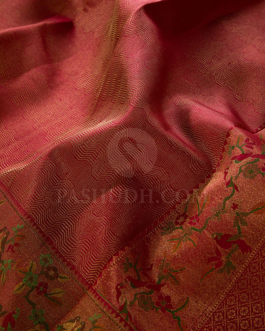 Red Kanjivaram Silk Saree - DJ328(B)