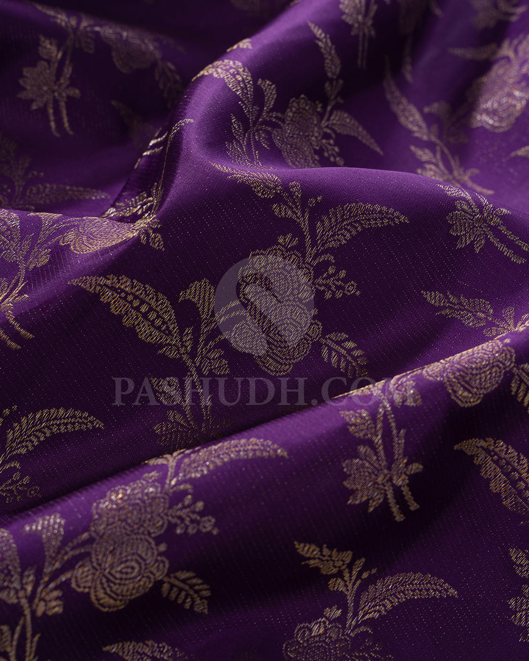 Purple And Rani Pink Kanjivaram Silk Saree - DJ346(B)
