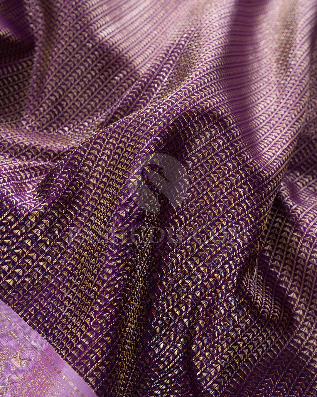 Purple And Lavender Kanjivaram Silk Saree - S1305( C )