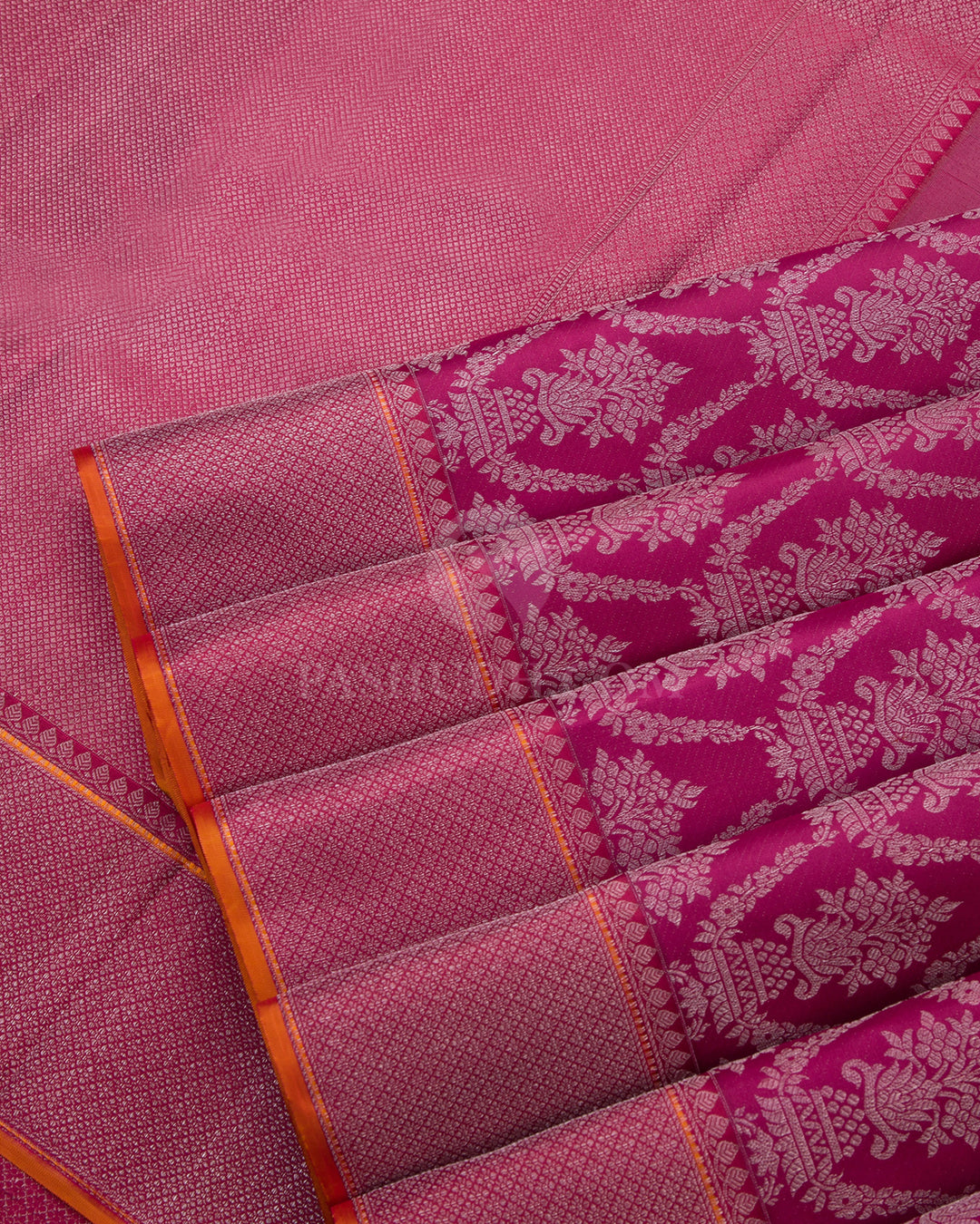 Pink Kanjivaram Silk Saree - DT198 - View 2