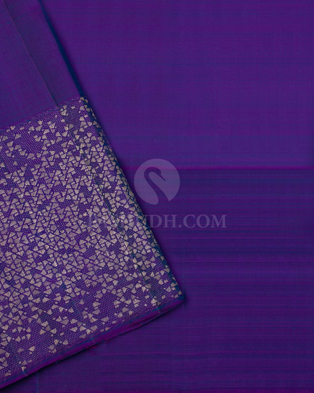 Rama Green & Blue Violet Kanjivaram Silk Saree - S1004 - View 3