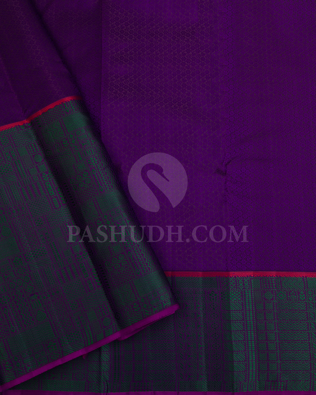 Purple Kanjivaram Silk Saree - D552(A)