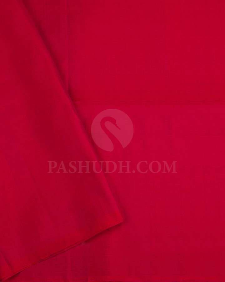 Purple And Orange Shot Pink Soft Silk Saree - C72
