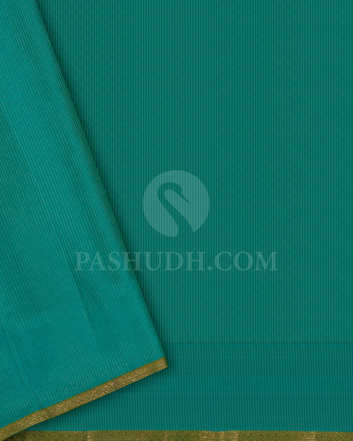 Persian Green Kanjivaram Silk Saree - DJ343(A)
