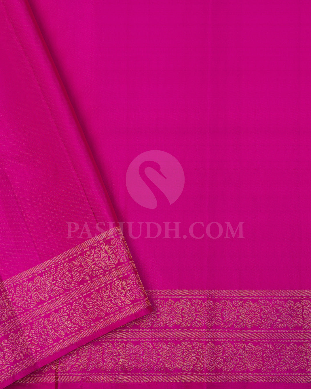 Purple And Rani Pink Kanjivaram Silk Saree - DJ346(B)