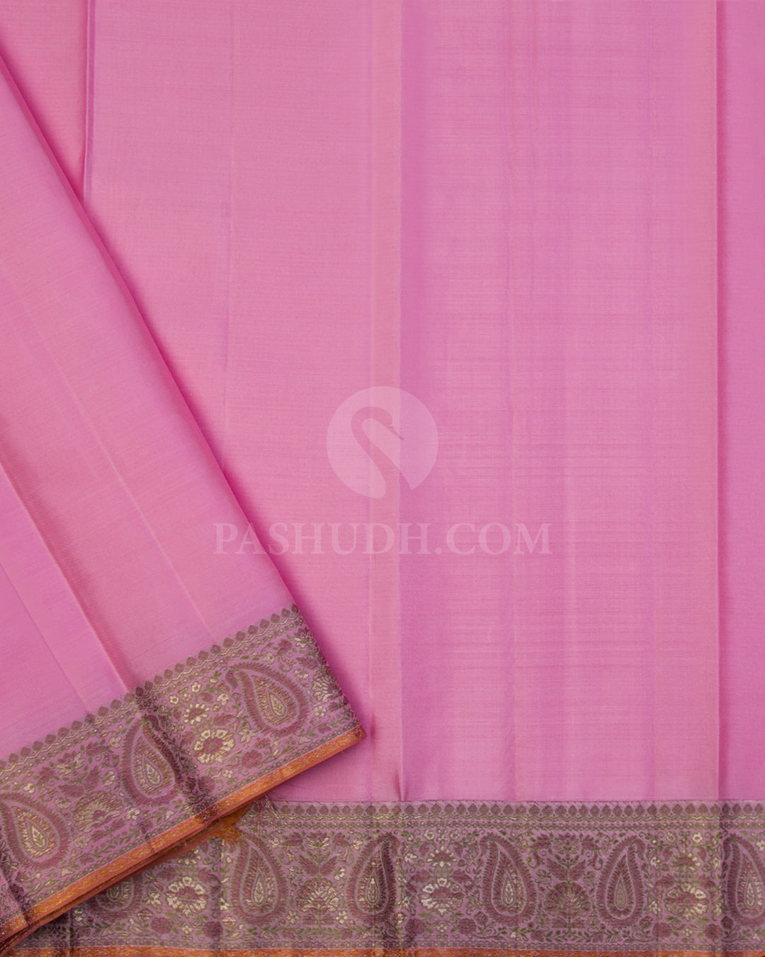 Pink Kanjivaram Silk Saree - DJ281(A) - View 2