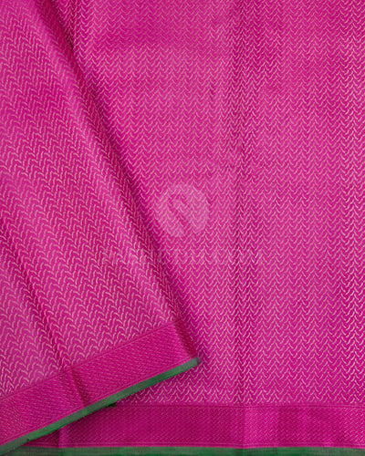 Purple and Pink Kanjivaram Silk Saree - D509(B) - View 2