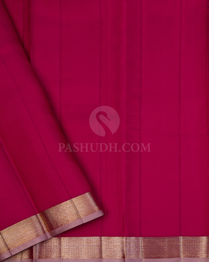 Pink Kanjivaram Silk Saree - DJ278(A) - View 2