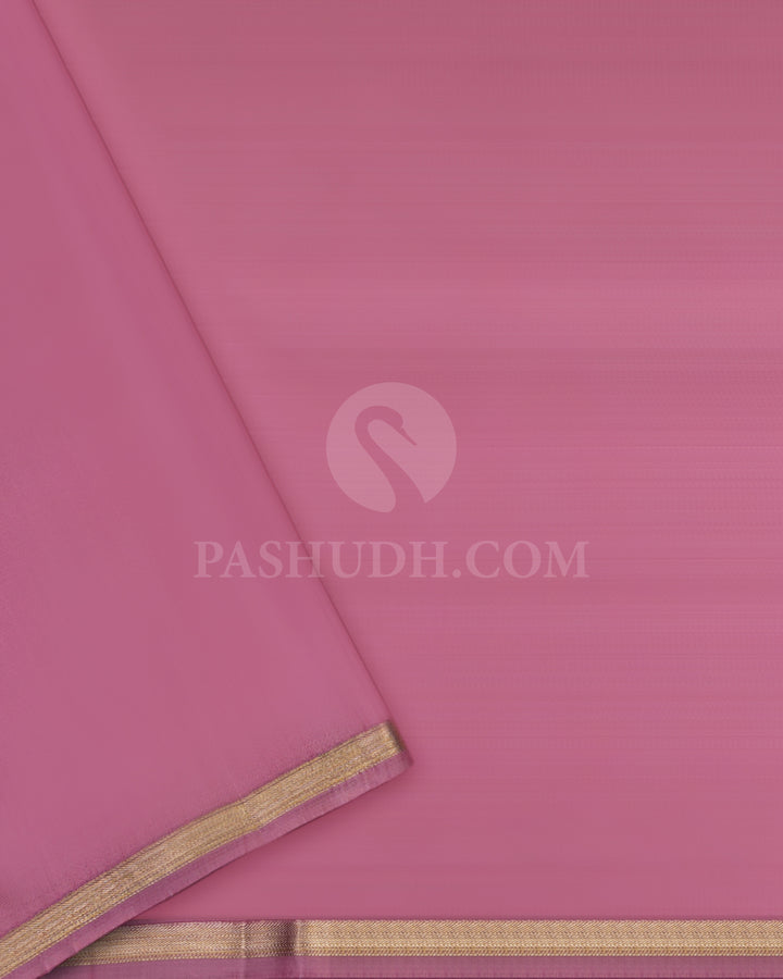 Purple Kanjivaram Silk Saree - DT187 - View 3