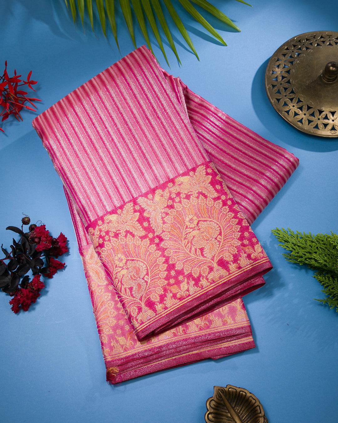 Pink Kanjivaram Silk Saree - D596(A)