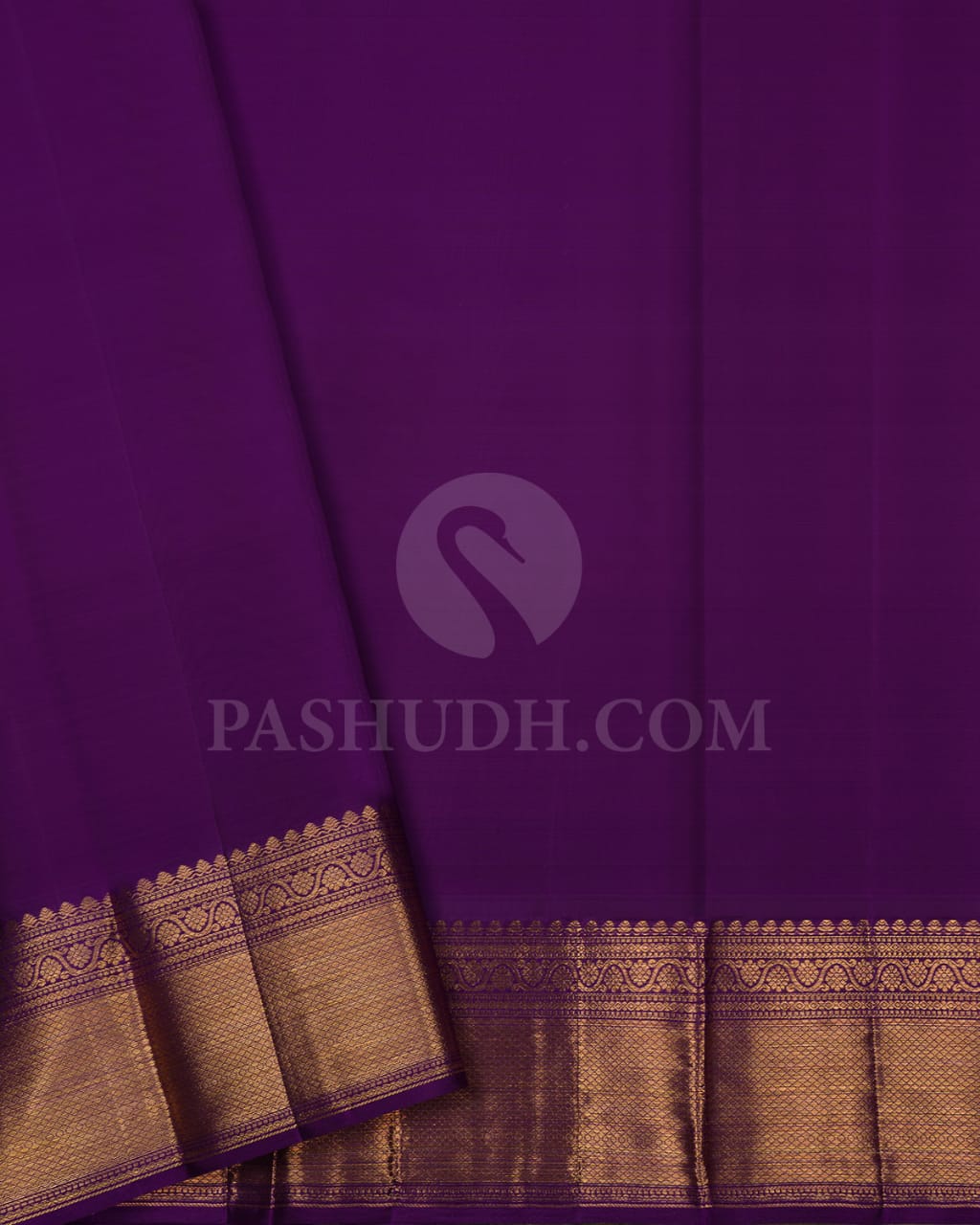 Purple Pure Kanjivaram Silk Saree-DJ357(A)