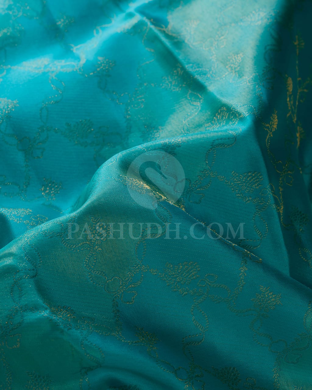 Sky Blue Kanjivaram Silk Saree -DJ368(A)