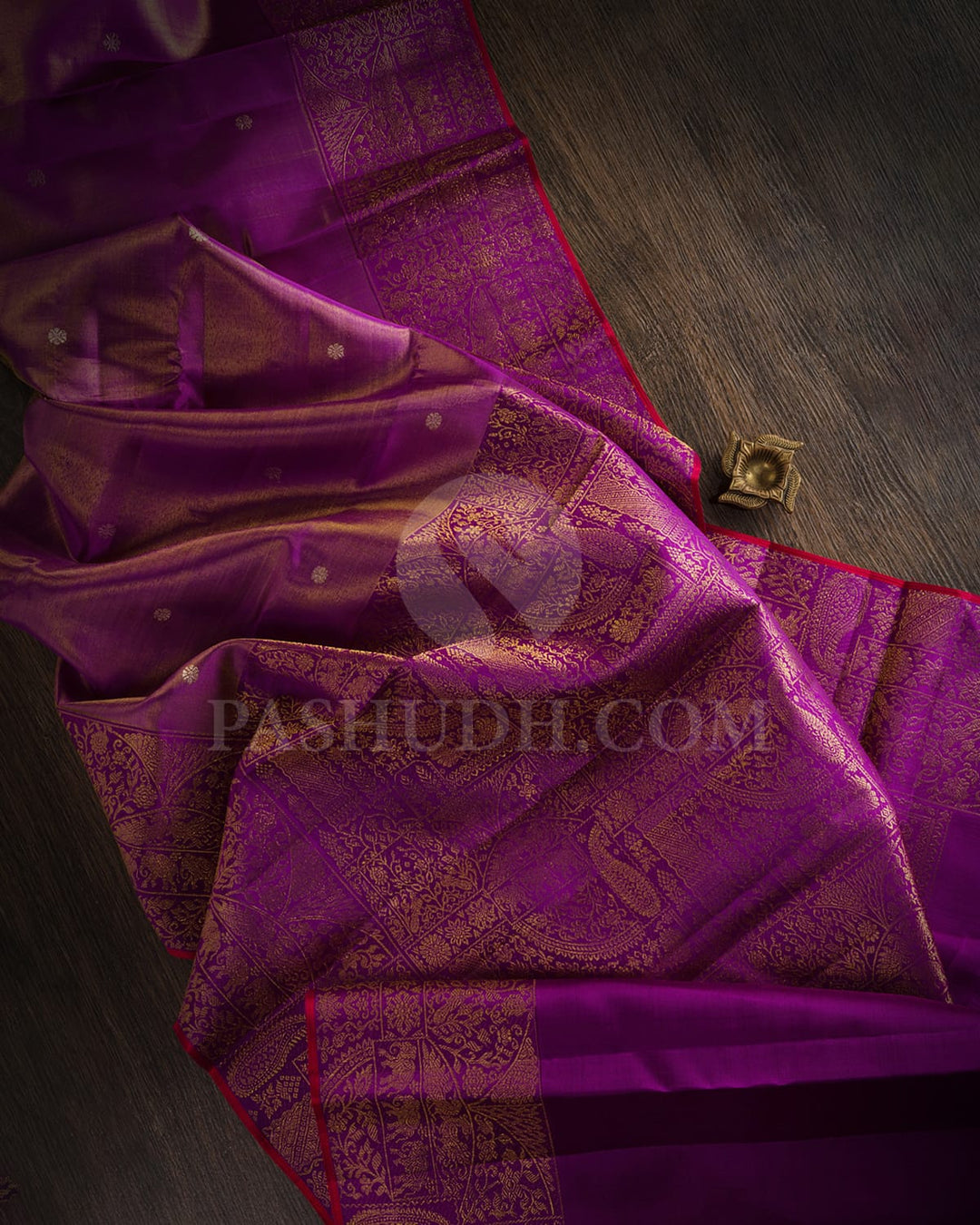 Purple Kanjivaram Silk Saree-S1483(A)