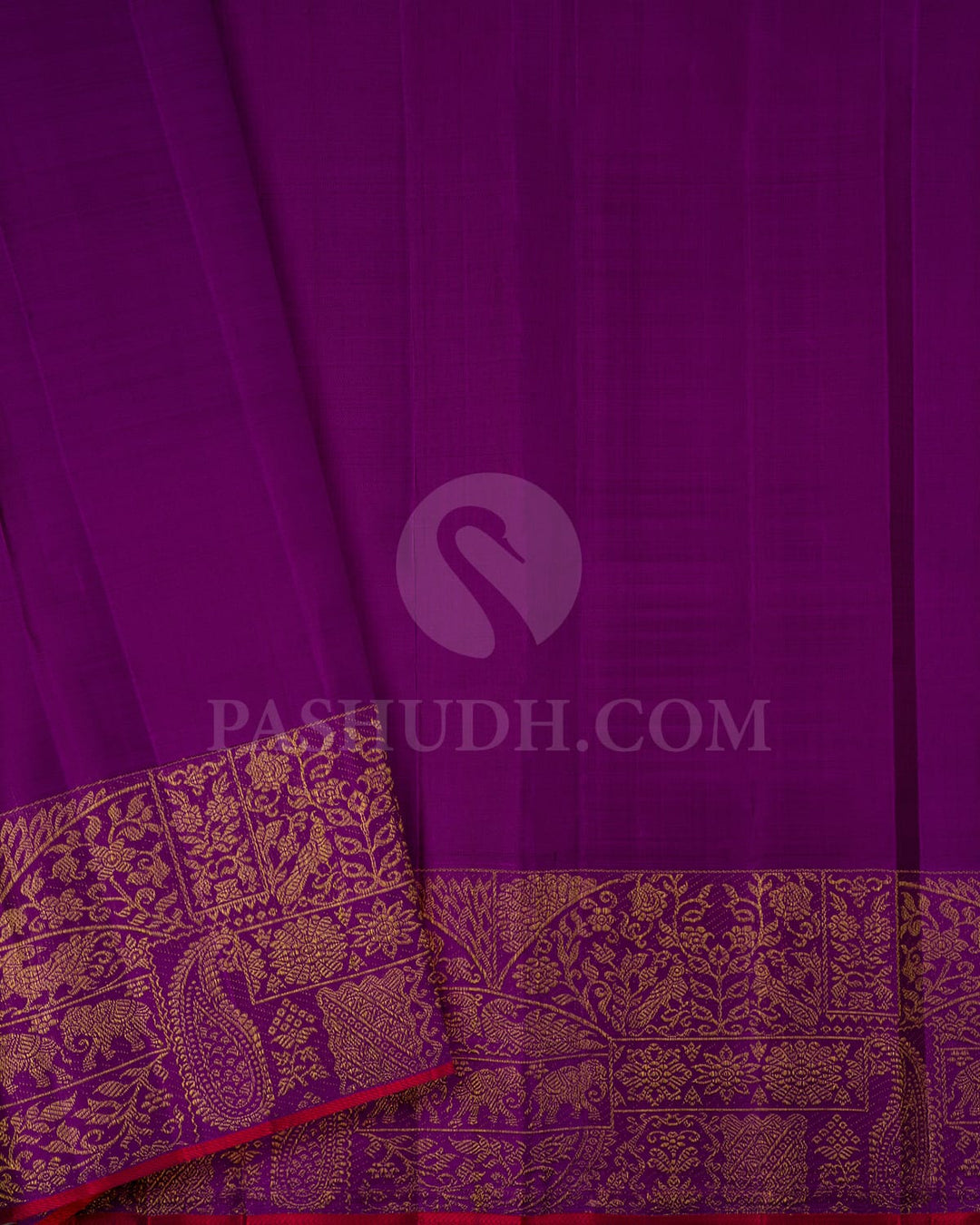 Purple Kanjivaram Silk Saree-S1483(A)