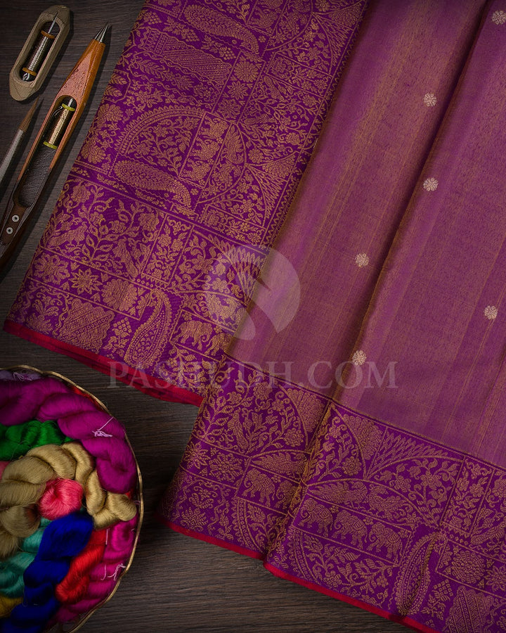 Purple Kanjivaram Silk Saree-S1483(A)