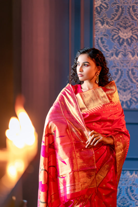Dazzle Your Dream Day: Different Drapes for Your Kanjivaram Bridal Saree