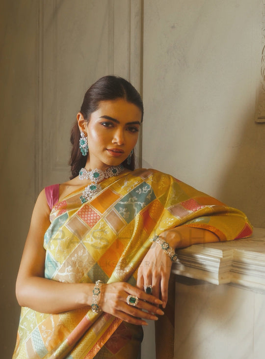One Kanjivaram Silk Saree, Three Ways to Style Every Occasion