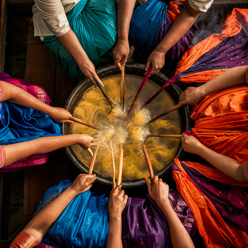 The Making of a Kanjivaram Silk Saree