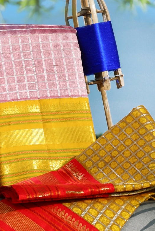 Discover Kanjivaram Silk Sarees Online at Pashudh