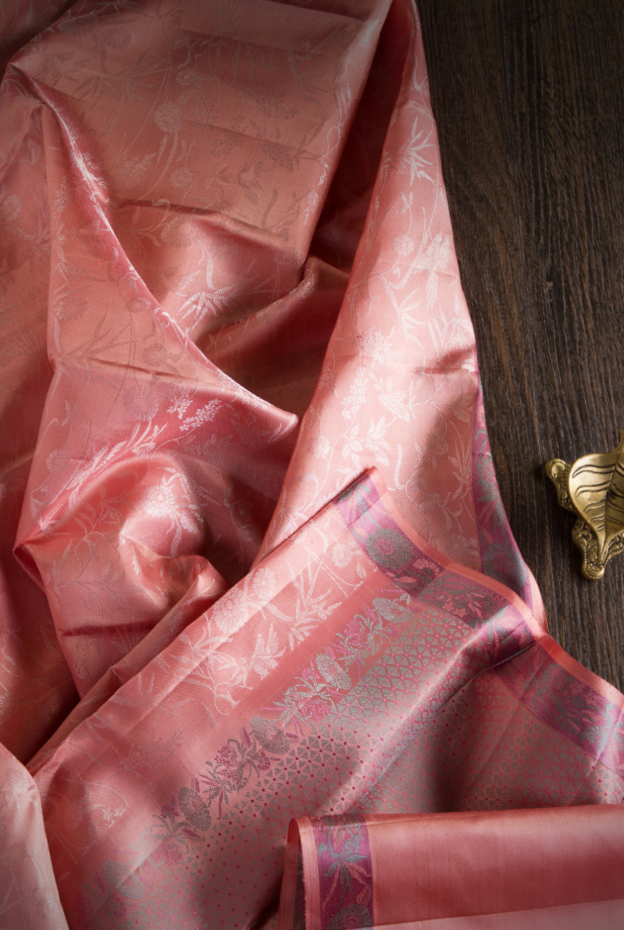 Silver Zari Kanjivarams: Embracing Tradition with Timeless Radiance