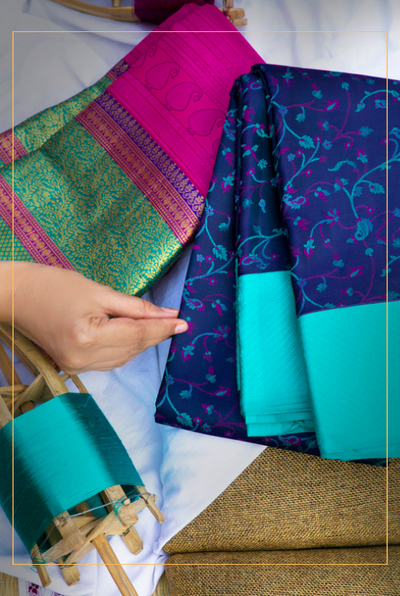 Exquisite Kanjivaram Silk Sarees: A Fusion of Vibrant Colors and Intricate Detailing