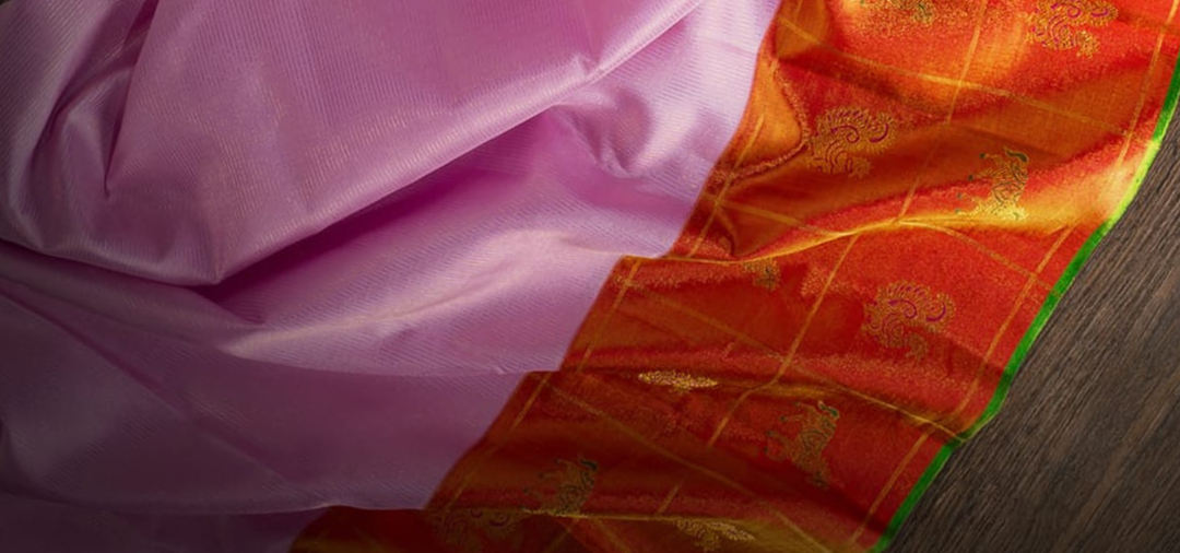 Tissue and Shimmer Kanjivarams