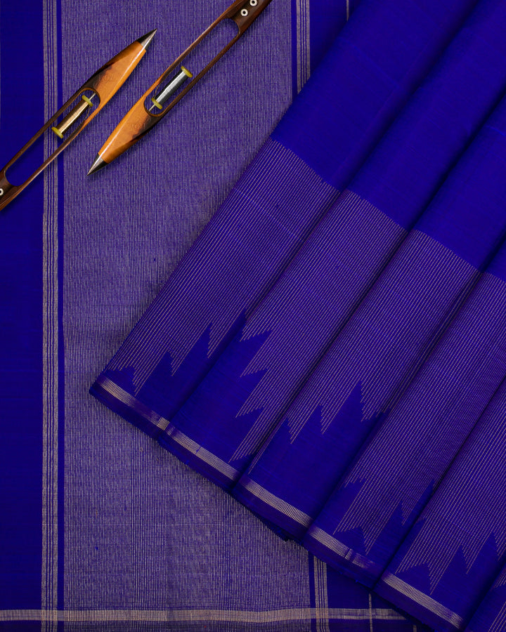 Royal Blue Kanjivaram Silk Saree -KF2