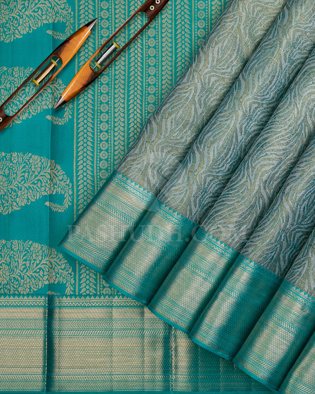 Blue Kanjivaram Silk Saree - D559(A)