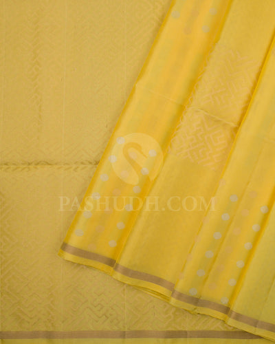 Yellow Soft Silk Saree -C11