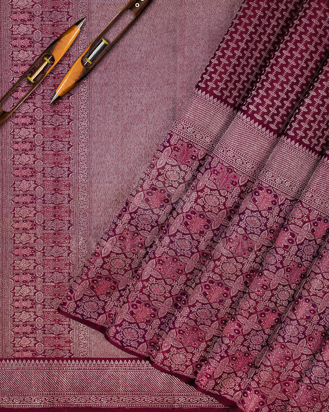 Brown Kanjivaram Silk Saree - S1191(B)