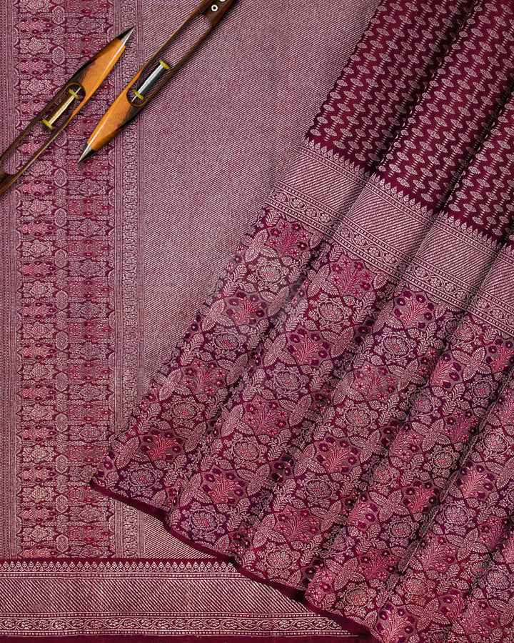 Brown Kanjivaram Silk Saree - S1191(B)