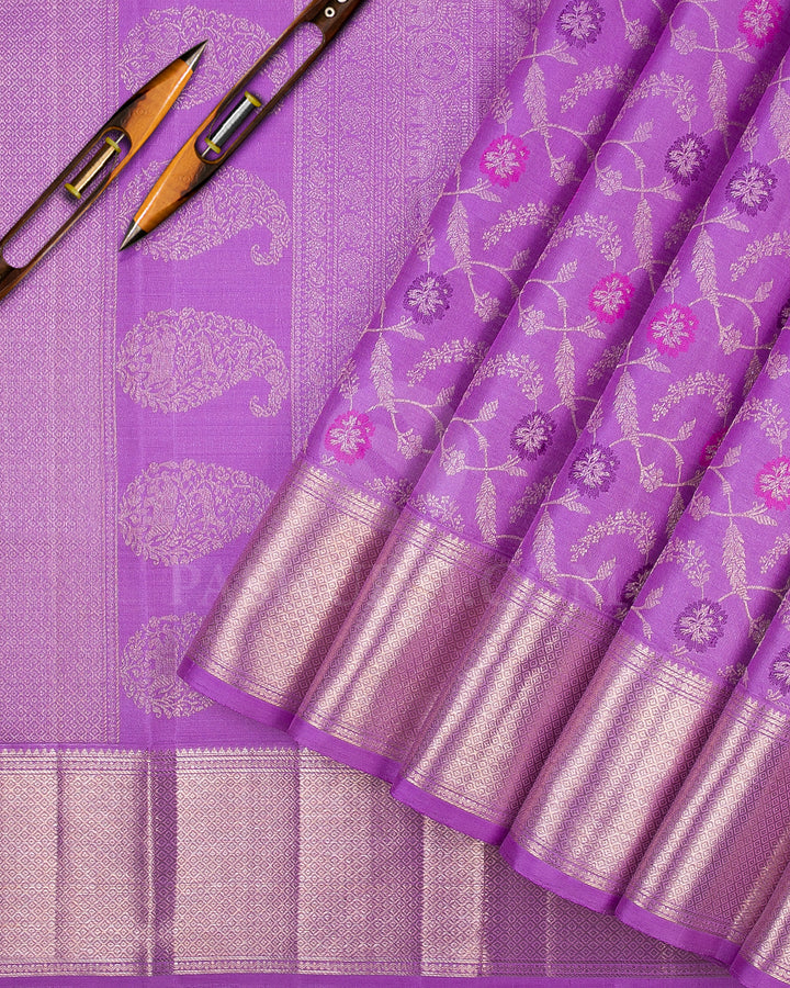 Lavender Kanjivaram Silk Saree - S1244(A)
