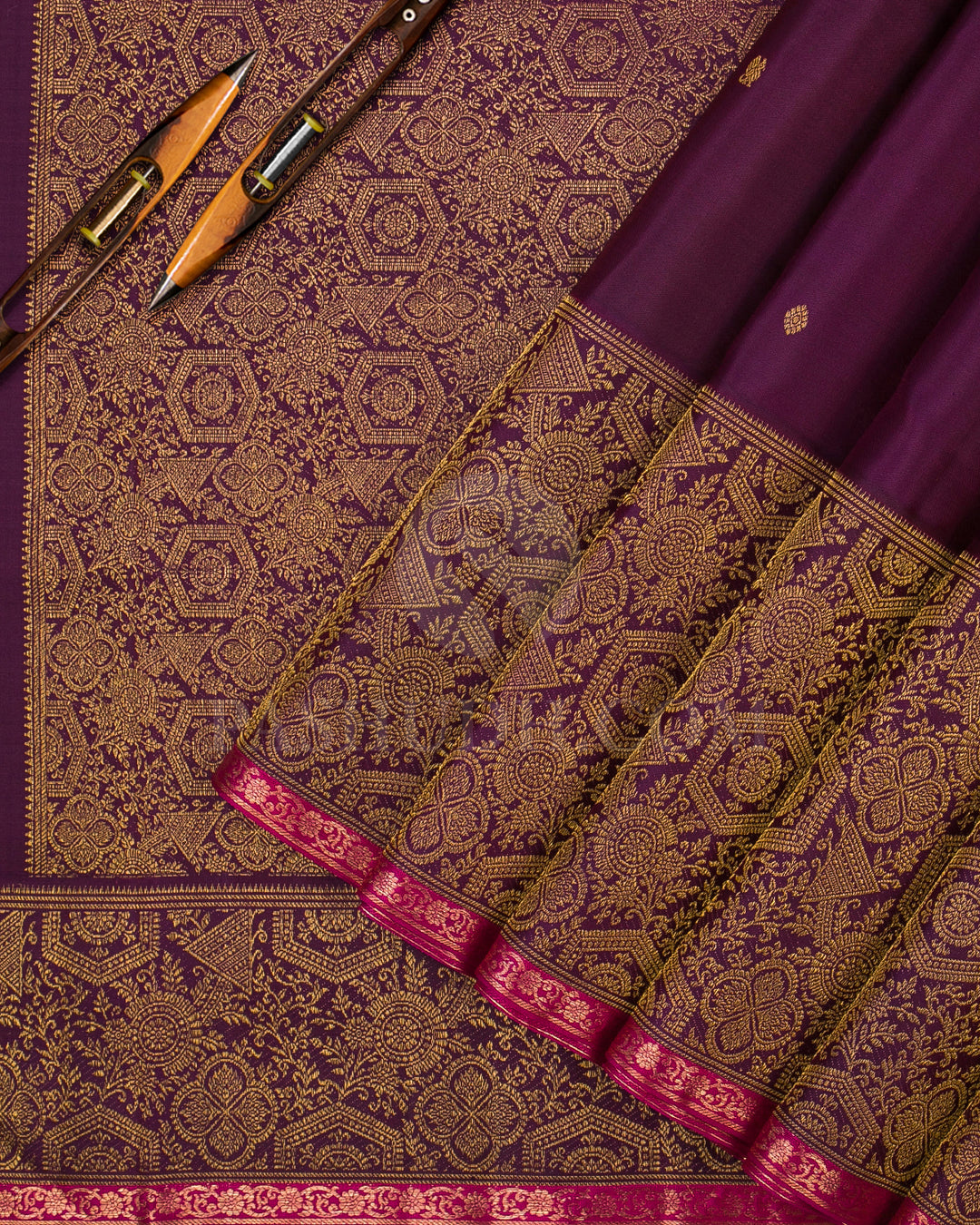 Purple Kanjivaram Silk Saree -S1252(A)