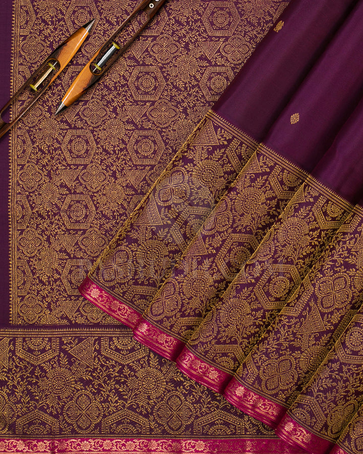 Purple Kanjivaram Silk Saree -S1252(A)
