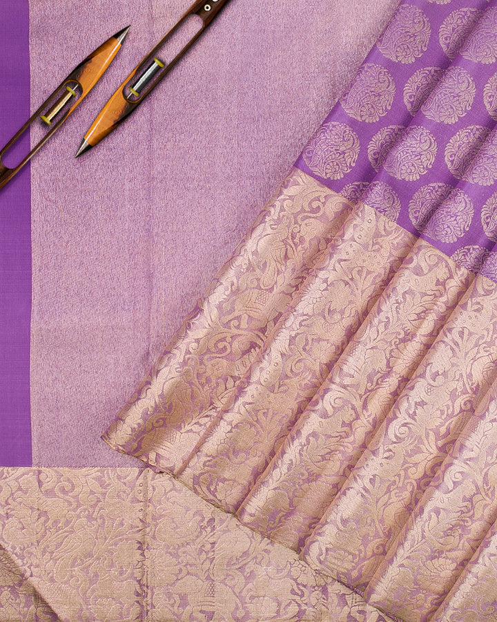 Lavender Kanjivaram Silk Saree -S1102(B)