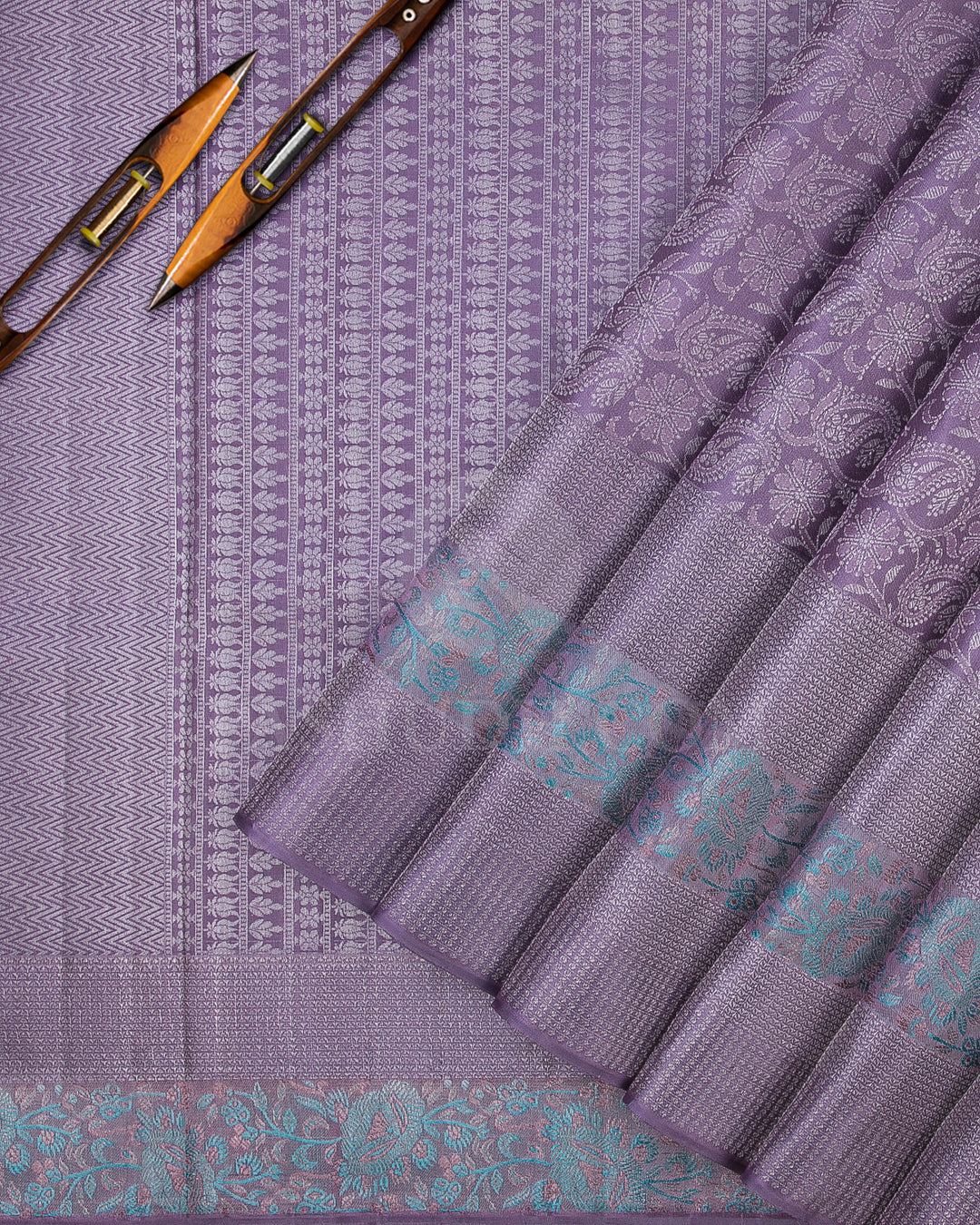 Lavendar Kanjivaram Silk Saree - DT285(A)