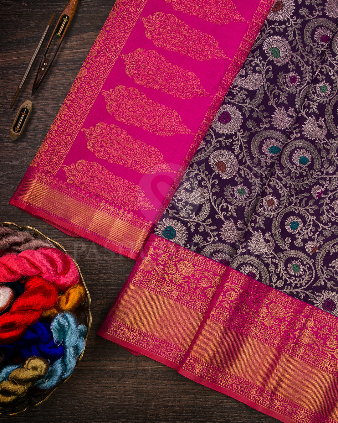 Body and pallu view 