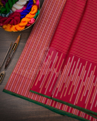 Maroon Kanjivaram Silk Saree - S1277(A)