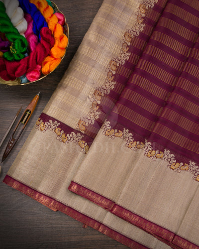 Arakku Kanjivaram Silk Saree - S1131(E)