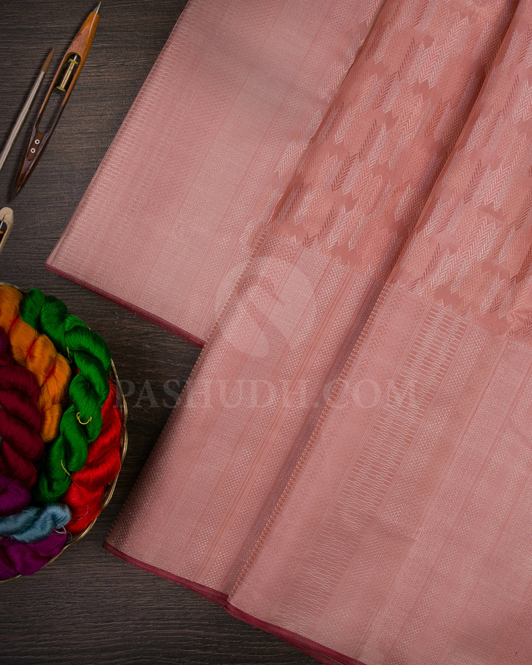 Peach Kanjivaram Silk Saree - D521(J)