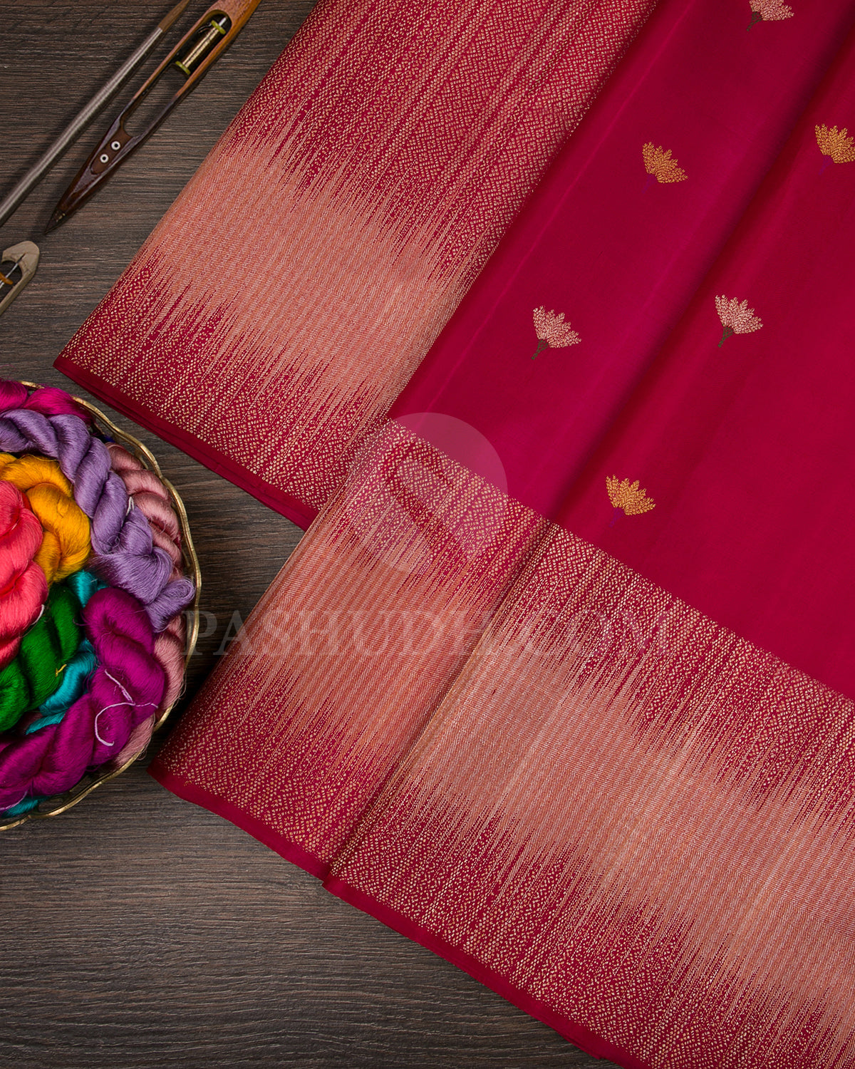 Maroon Kanjivaram Silk Saree - S1357(A)