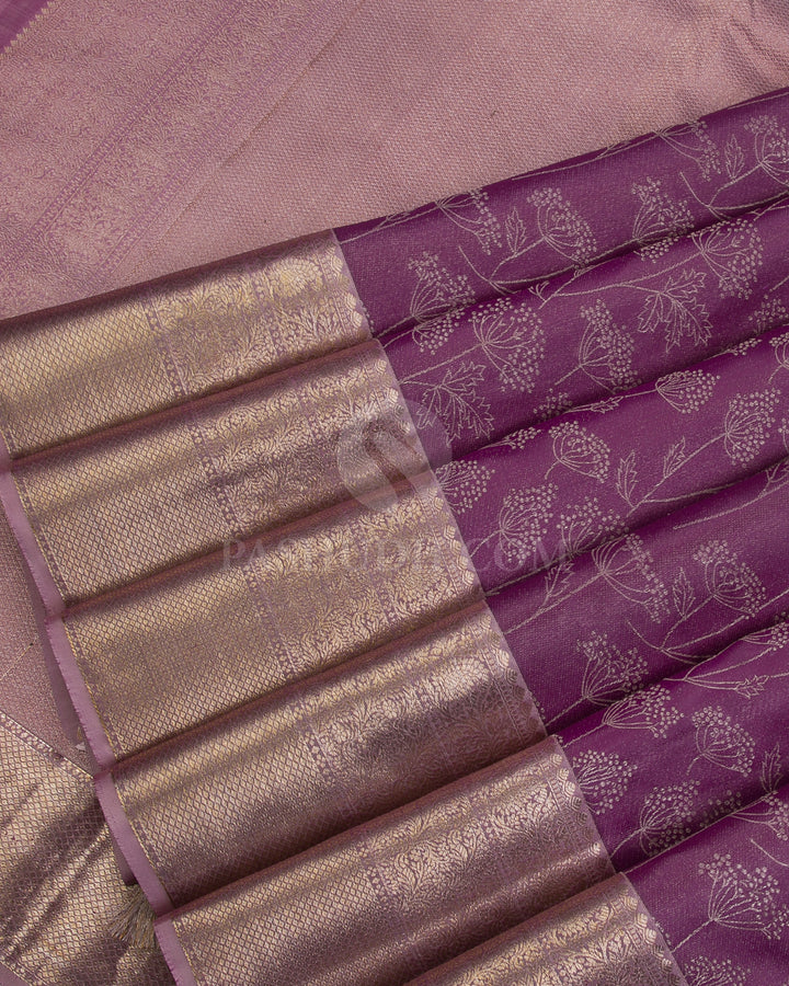 Violet kanjivaram Silk Saree - DT258(A)