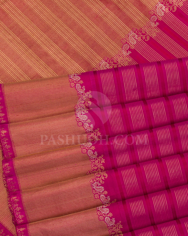 Rani Pink Kanjivaram Silk Saree - S1131(A)