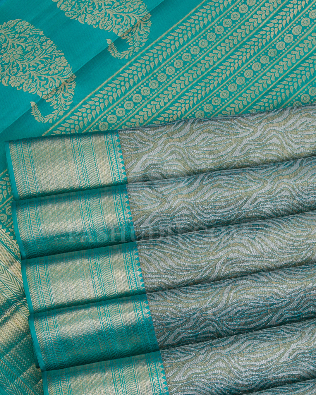 Blue Kanjivaram Silk Saree - D559(A)