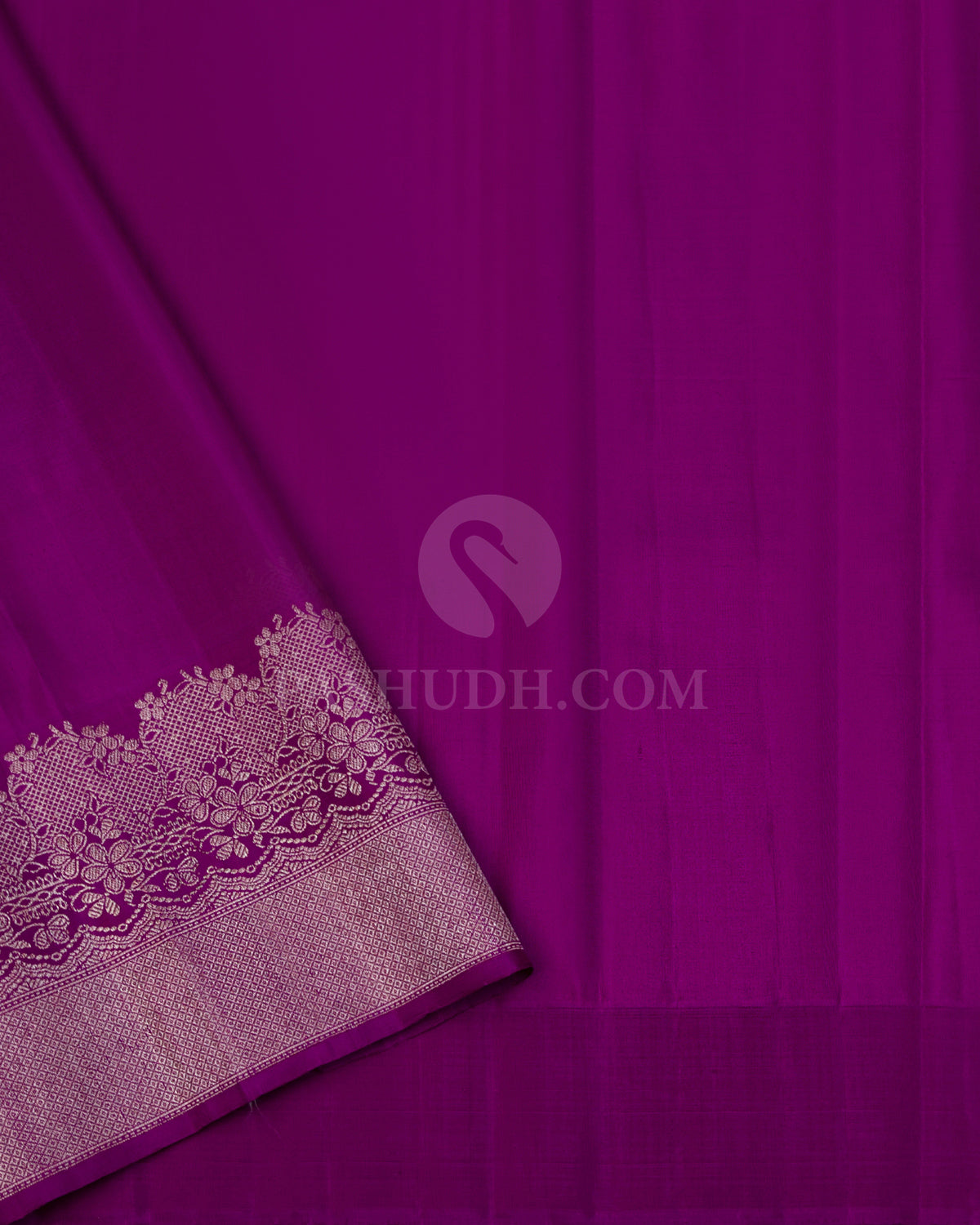 Honey & Purple Kanjivaram Silk Saree - S975 - View 3