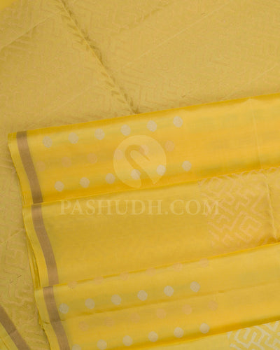 Yellow Soft Silk Saree -C11