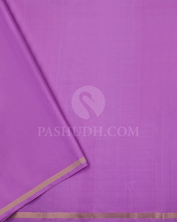 Lavender Soft Silk Saree -C14