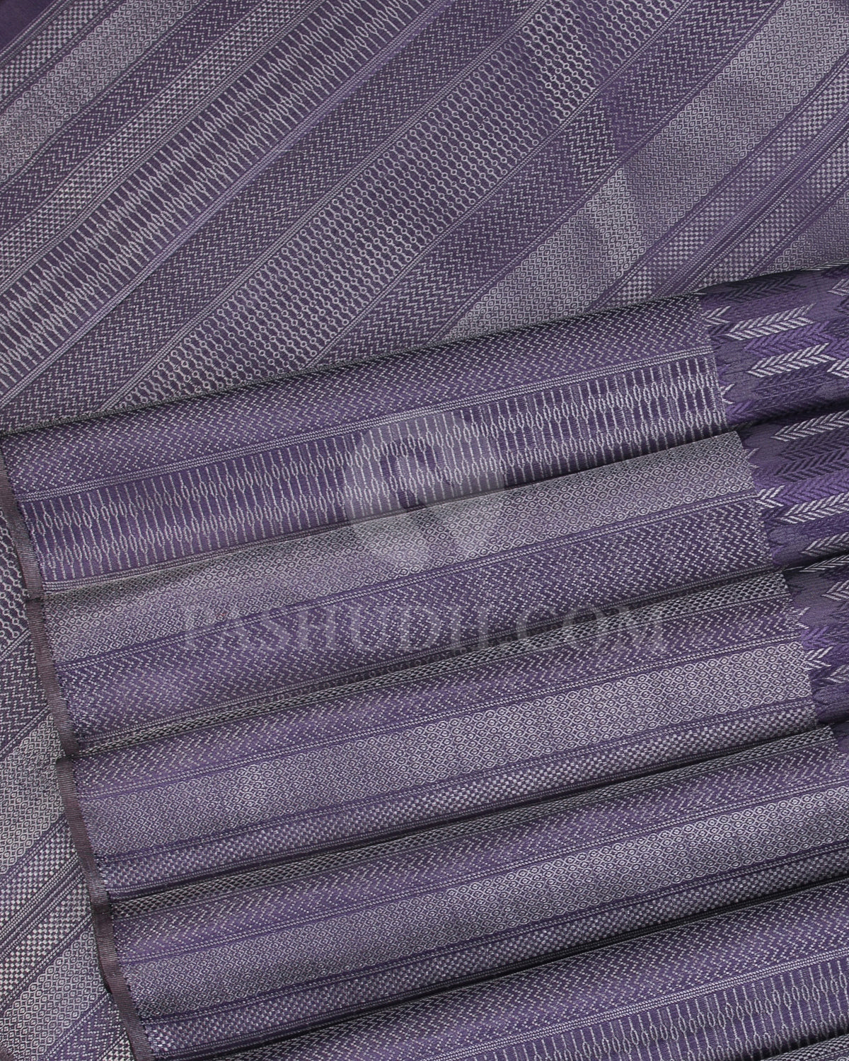 Violet And Dark Purple Kanjivaram Silk Saree -D521(F)