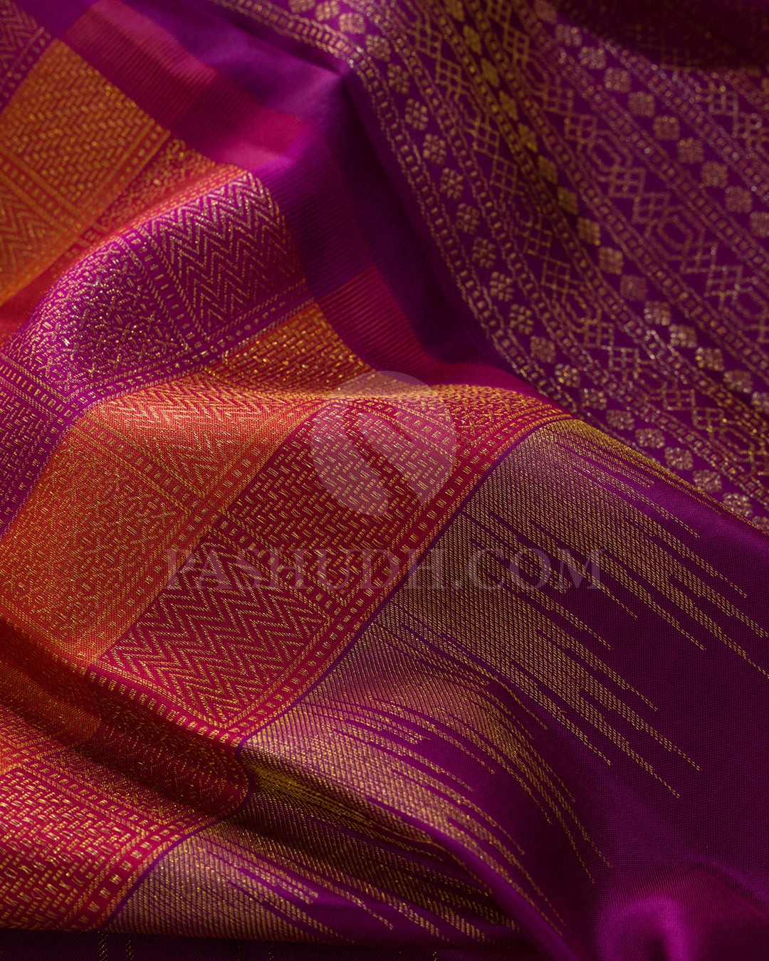 Multicolored Kanjivaram Silk Saree-DJ436(C)