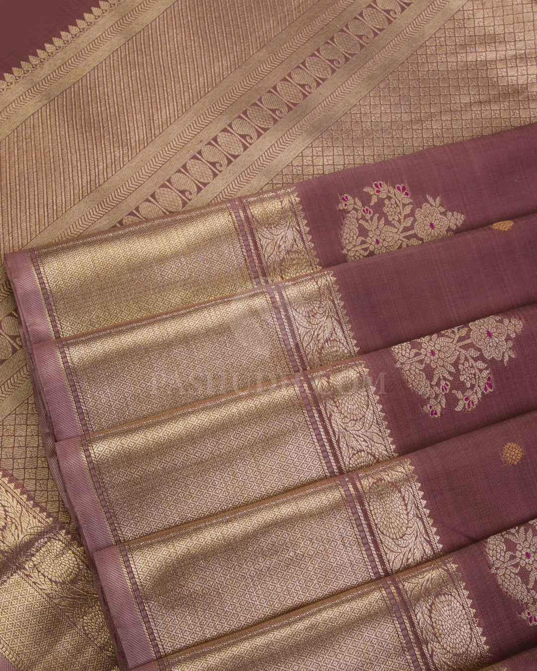 Walnut Brown kanjivaram Silk Saree - S894
